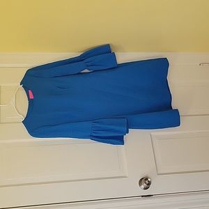 Lilly Pulitzer blue long sleeve dress